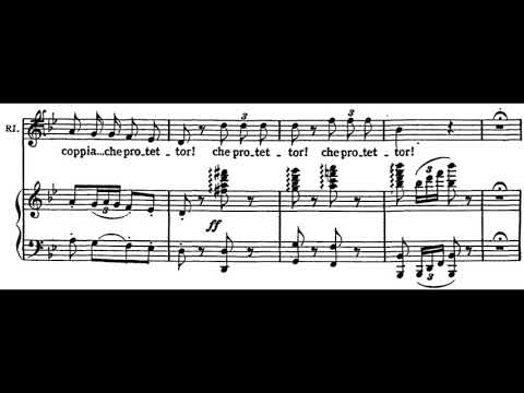 Volta la terrea (Un ballo in maschera - G. Verdi) Score Animation