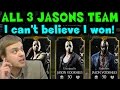UNSTOPPABLE SLASHER And RELENTLESS JASONS TEAM In MKX Mobile Most EPIC Battle Ever