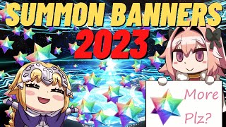 Fate Grand Order | All Summon Banners For 2023 - FGO NA/Global Ver.