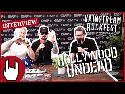 Vainstream 2023 HOLLYWOOD UNDEAD im EMP Interview!