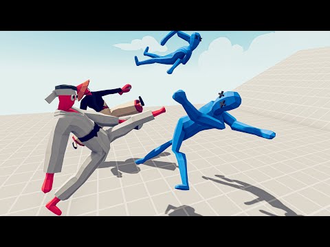 DUO KICKBOXER VS EVERY UNIT - TABS Totally Accurate Battle Simulator - 🔥 🔥
