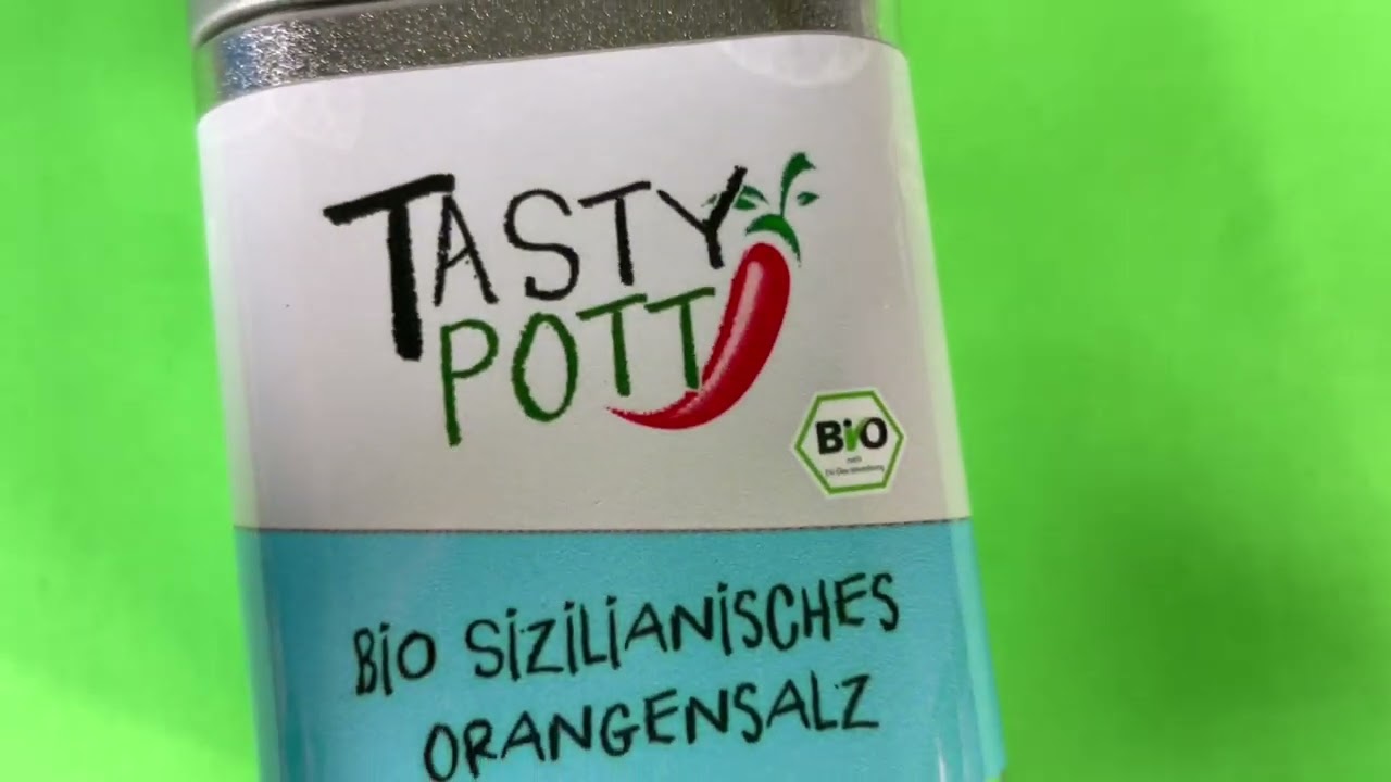 Tasty Pott Bio Orangensalz (Sizilien) 125g