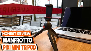 The Best Budget Mini Tripod for Vloggers? 📸 Manfrotto PIXI Mini Tripod Review & Handheld Test