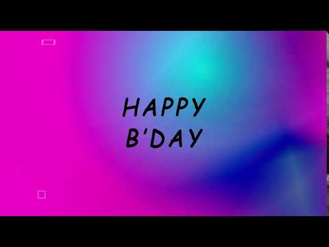 COLOURFUL B'DAY WISH | BEST WISHES