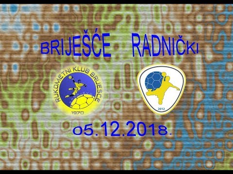 Utakmica - rukomet 05.12.2018  Brijesce - Radnicki