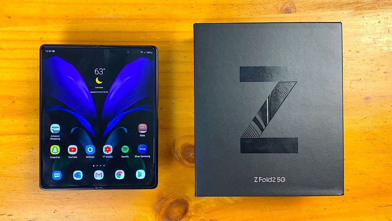 Samsung Galaxy Z Fold 2 (Mystic Black) Unboxing & First Impressions!