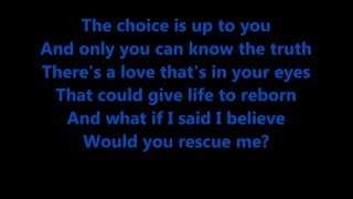 Black Stone Cherry - Rescue Me(lyrics)