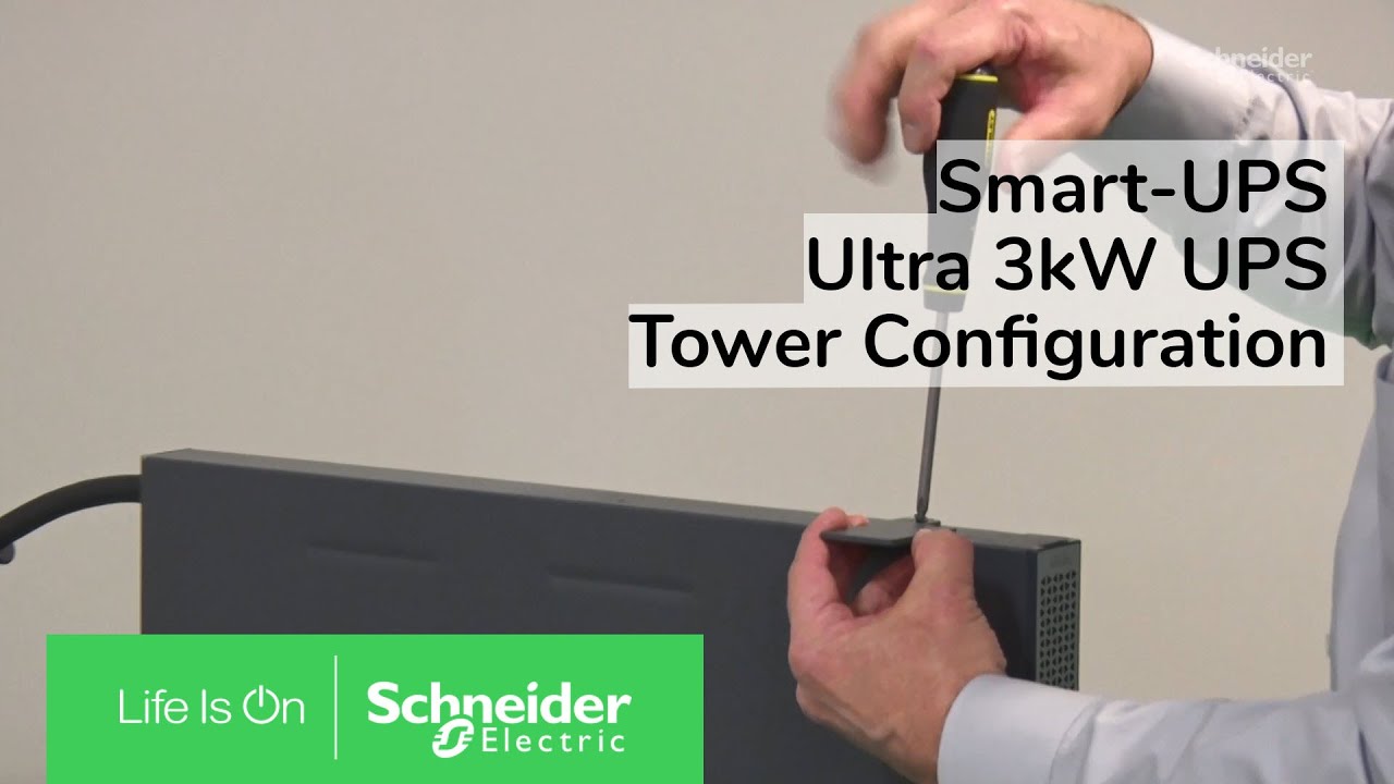 APC Smart-UPS Ultra 3kW - How to Install the UPS in Tower Position