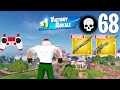 68 Elimination Solo Vs Squads Gameplay Wins (Fortnite Chapter 5 PS4 Controller)
