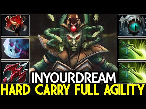 INYOURDREAM [Medusa] Hard Carry Full Agility Build Close Game Dota 2