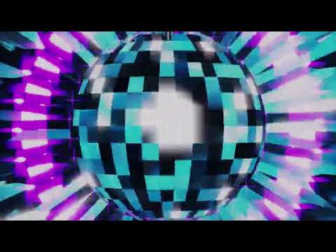 Spinning colorful Big Discoball || 4K Relaxing screensaver