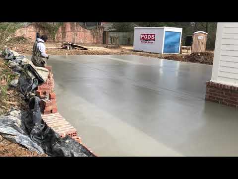 S and H Concrete - Driveway Project