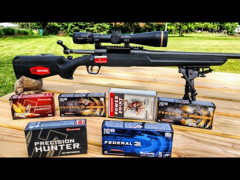 Savage Axis II 243 review: part 3 Ammo test with the new barrel.