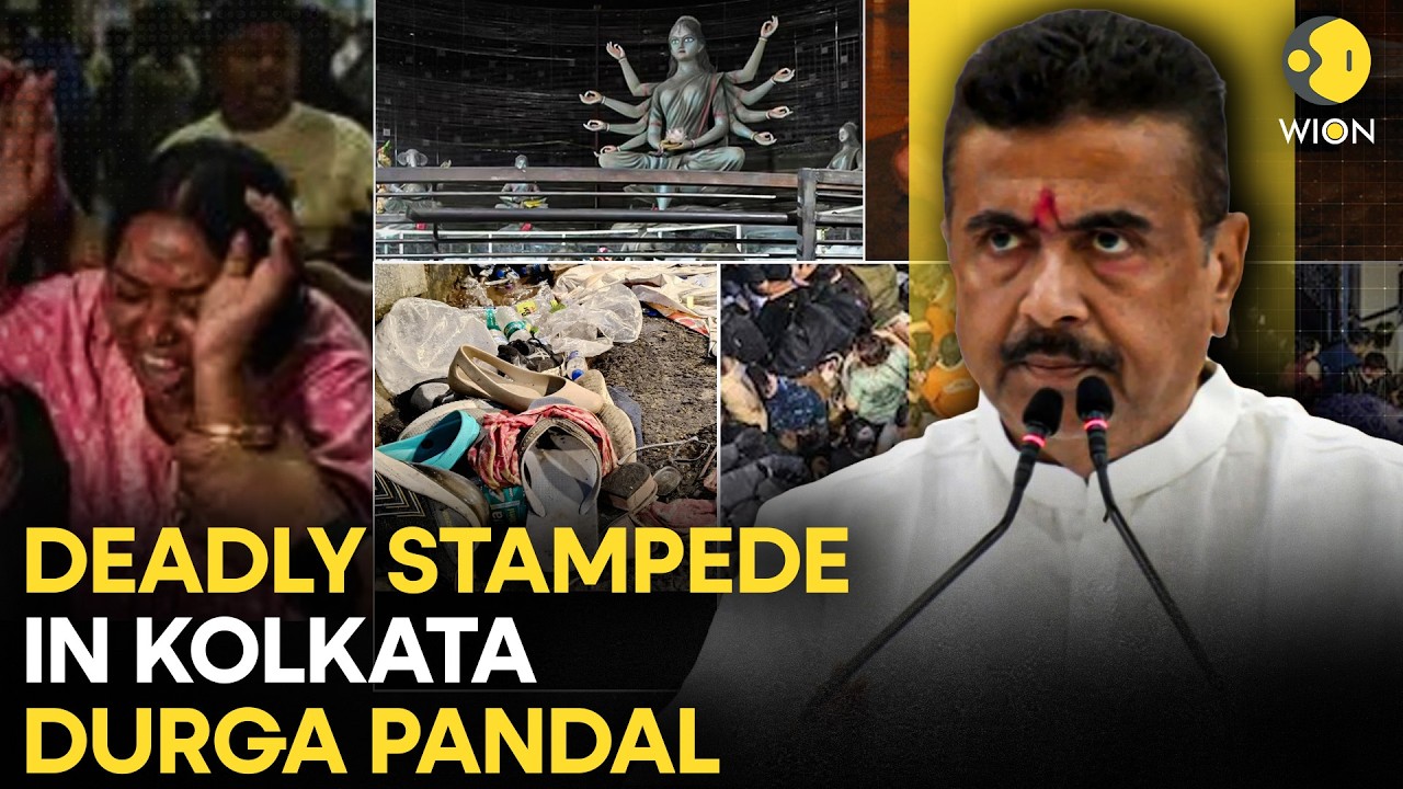 Kolkata Stampede LIVE: Durga Puja Pandal Stampede Leaves 19 Dead, Investigation Underway | WION
