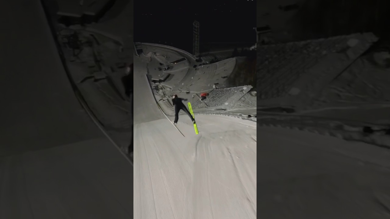 Synchronized Ski Jumping 🤨
