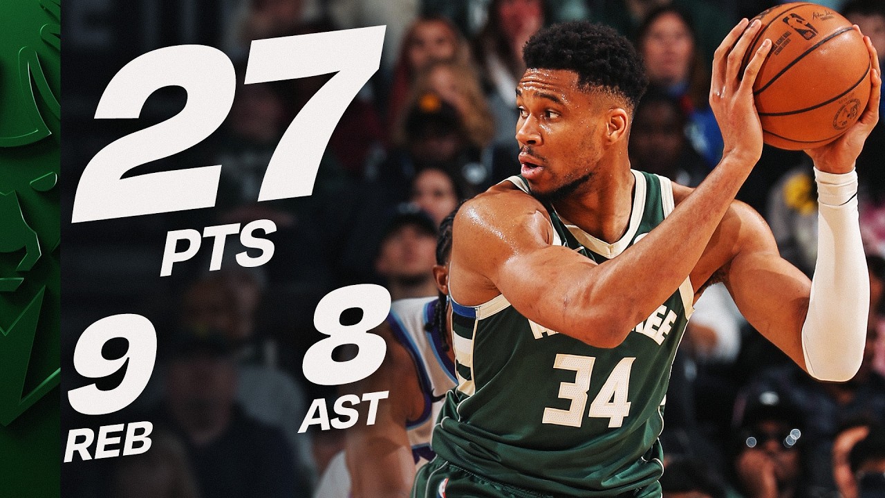 Giannis Antetokounmpo Dominates (27 PTS), Cruises to Win vs Jazz | March 7, 2026