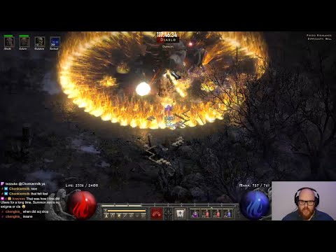 D2R 2.4 - DIablo Clone + Anni ID - Necromancer Only Holy Grail day14