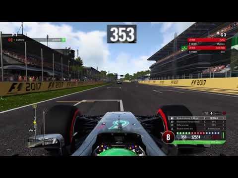 F1 2017 | TOP SPEED RECORD | 375 KM/H  | 233.02 MPH
