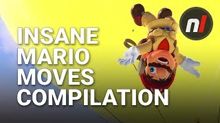 23 Insane Mario Moves in Super Mario Odyssey | #MarioMegaJump Compilation 3