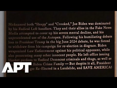 New White House Plaques Roast Presidents: Trump Rewrites History | APT
