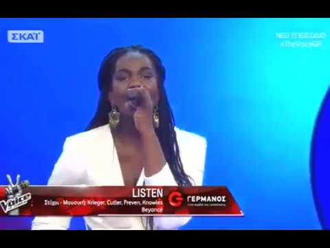 The Voice Of Greece 2016 Knockout - Faith Εrhe: "Listen"