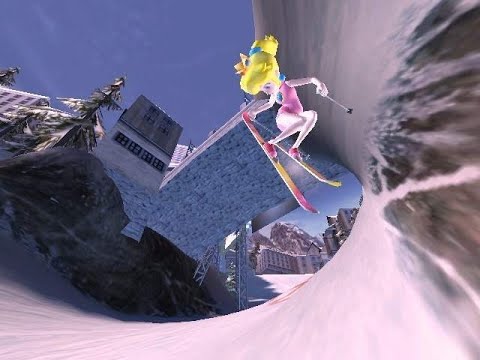 SSX ON TOUR Princess Peach gets tricky Gameplay Nintendo gamecube retro classic game