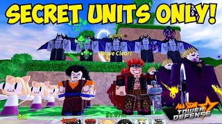 Secret Units Only Vs. Infinite Mode! ARE THEY OP! | ASTD CHALLENGE