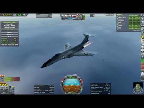 Realism Overhaul in KSP 1.11 - F-100, F-101, and F-102 Tests