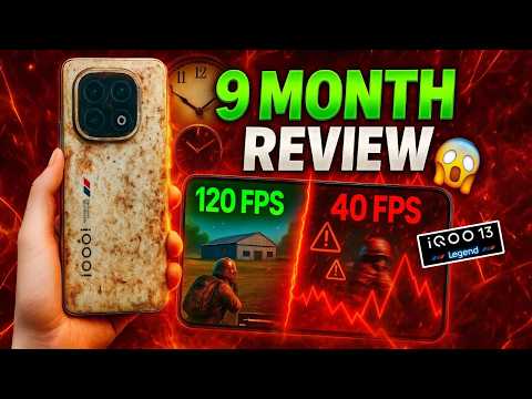 IQOO 13 BGMI REVIEW AFTER 9 MONTHS 🔥 | 120 FPS STILL WORTH IT? 😳📱