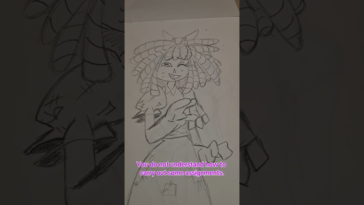 He gets Smarter every day!! 😅 #amazingdigitalcircus #teentitans #artwork @thatanimegeekgirl