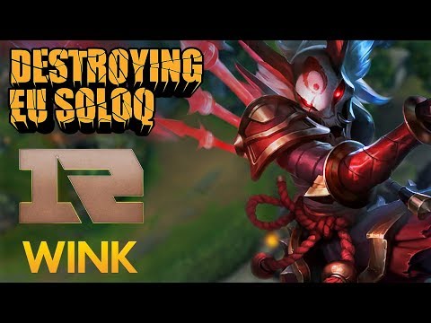 Destroying EU SoloQ: RNG Wink - Kalista Bot Lane - KDA 32/3/2