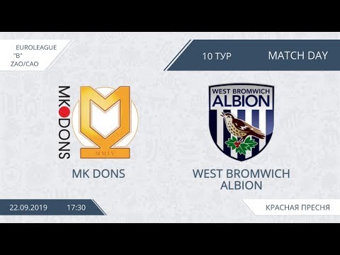 AFL19. EuroLeague. Division B. ZAO/CAO. Day 10. MK Dons - West Bromwich Albion