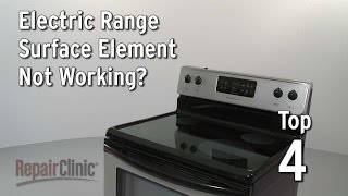 Surface Element Not Working — Electric Range Troubleshooting