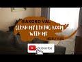 DEEP CLEANING MY LIVINGROOM//WEEKLY VLOG//CLEAN WITH ME//MOTIVATIONAL CLEANING VIDEO