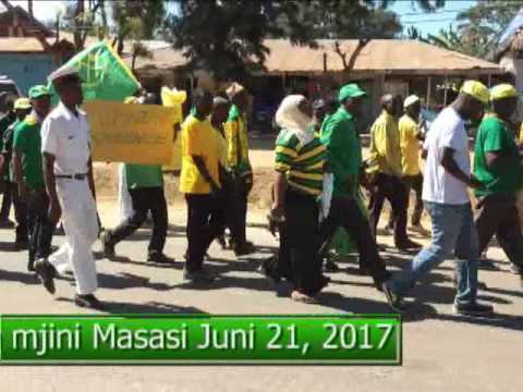 Maandamano kumpongeza JPM Masasi Juni 22, 2017