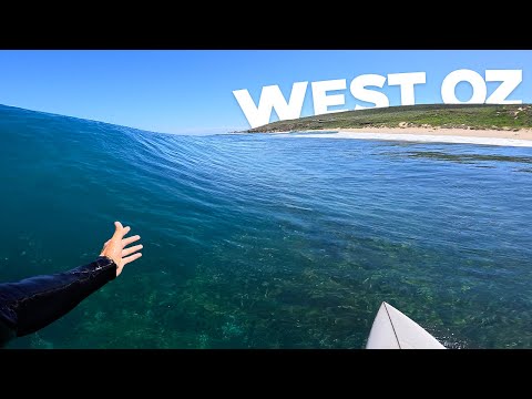 Wahnsinnige Wellen surfen in Westaustralien! (Unbearbeitete Perspektive & Vlog)