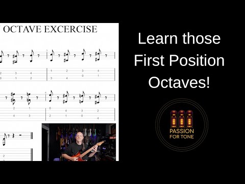 Lesson #1 "First Position Octave Exercise "