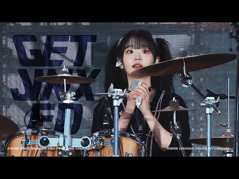 [4K] 231118 QWER 쵸단 '겟 징크스' COVER 직캠 | 2023 WORLDS FAN FEST 롤드컵 전야제