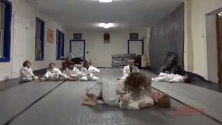 preview picture of video 'Jasmine grappling in our children's Jiu-Jitsu Class (Clyde, New York, NY, Judo/BJJ)'