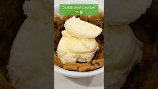 Cookie Bowl Ice cream 🍪クッキーボウルアイスクリーム (超簡単)🍨詳細は概要欄へ  #cookies #Icecream #dessert #デザート#shorts