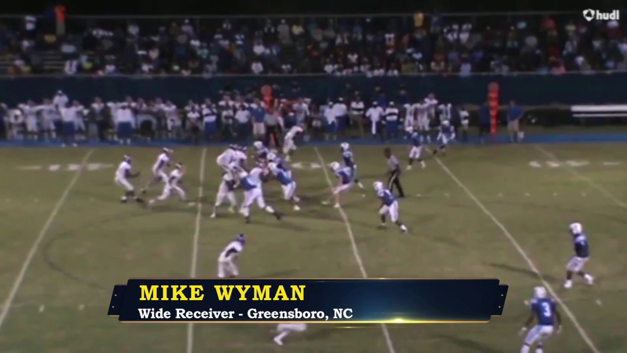 Mike Wyman - Dudley Wide Receiver - Highlights