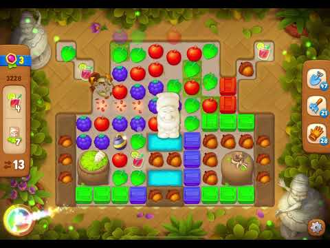 GardenScapes Level 3228 no boosters (20 moves)