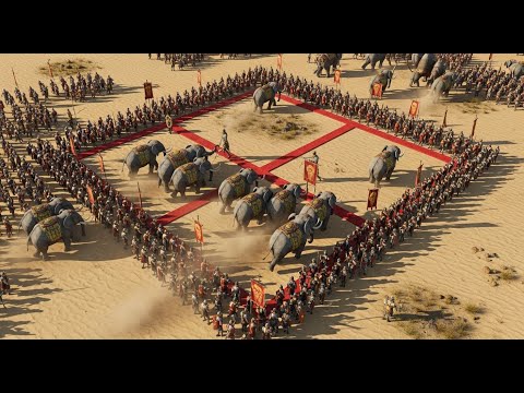 How 3,000 Carthaginian War Elephants Overwhelmed 40,000 Roman Infantry in One Great Encounter