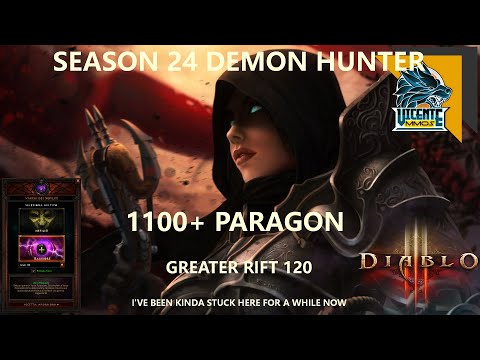 Diablo III - Season 24 - Demon Hunter Greater Rift 120 - A Remedial Attempt
