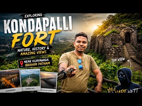 Kondapalli Fort Top View 😱 | Hidden Gem Near Vijayawada & Ibrahimpatnam | Travel Vlog