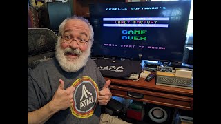 Candy Factory - Atari 8bit Video Game - Vintage Computer - Retrogaming - Atari 400 600 800 130 XL XE