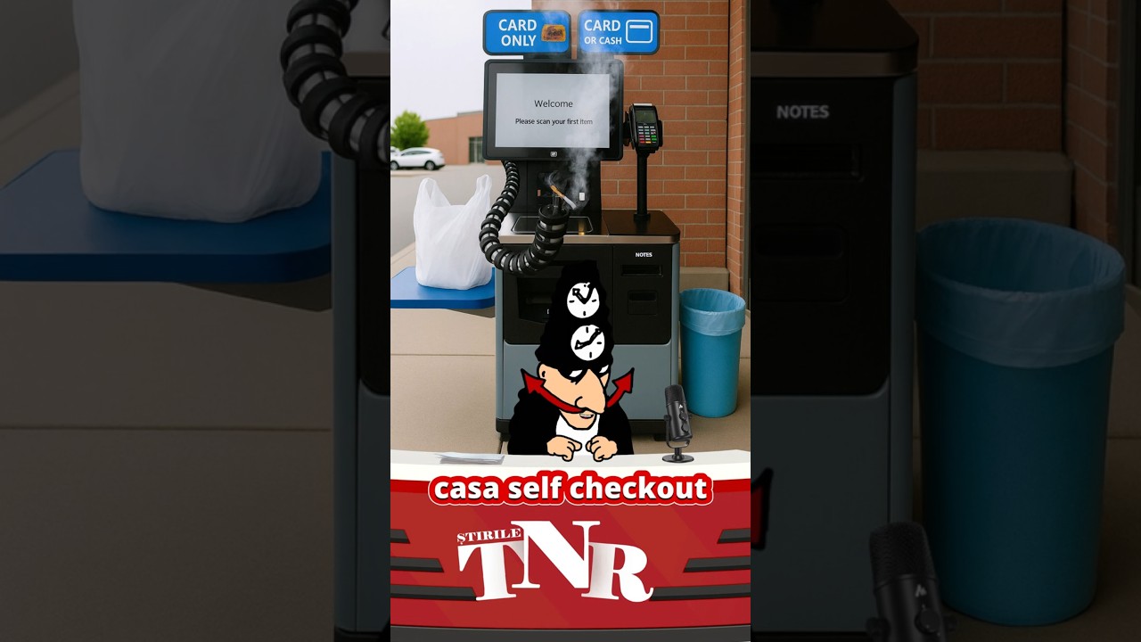 Roboţii, din ce în ce mai umani. O casă self-pay a ieşit din magazin să fumeze