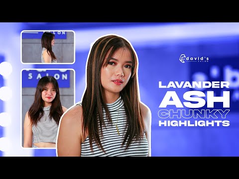 LAVANDER ASH CHUNKY HIGHLIGHTS| David's Salon