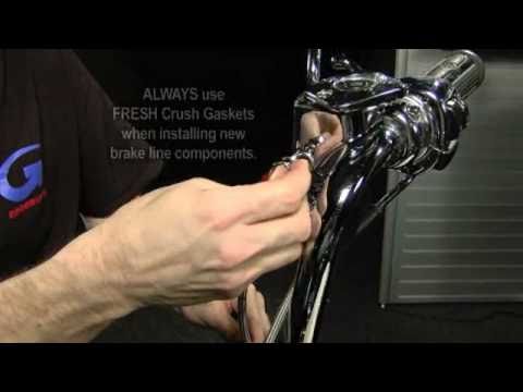 BIKER'S CHOICE Goodridge: Econoline Brake Line Kit for Harley Davidson