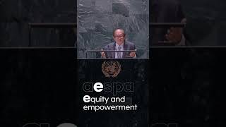 Download lagu aespa at UN for sustainable development and Next Level performance mp3